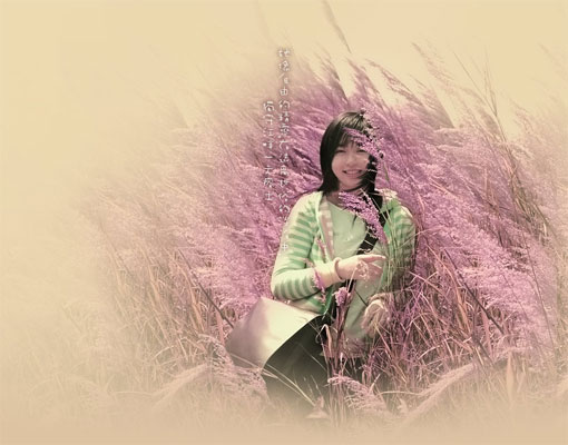 一个美丽的女孩
